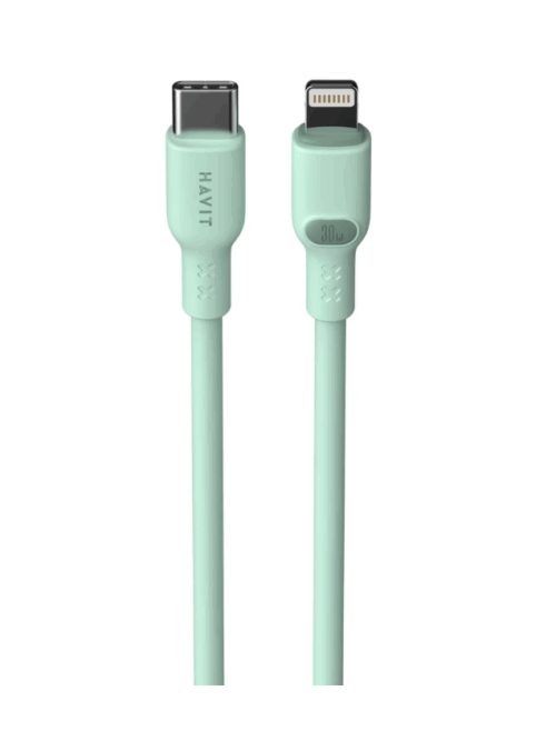 Cáp Sạc Nhanh C-L HAVIT CB6281, Sạc Nhanh PD 27W, Độ Dài 1m - BH 12 Tháng