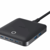 Sạc Để Bàn 6 Cổng Anker Nano 130W - A2155 - Khai phóng tiềm năng tối đa cho không gian làm việc chuyên nghiệp của bạn với <strong>Anker Prime Thunderbolt 5 Docking Station 14in1</strong>. Đây là trung tâm kết nối tối thượng, được thiết kế cho các chuyên gia sáng tạo và power user. Với công nghệ Thunderbolt 5 đột phá, trạm chuyển đổi này cung cấp băng thông 80Gbps, hỗ trợ xuất hình ảnh ra nhiều màn hình 8K và sạc nhanh 140W cho laptop của bạn, tất cả chỉ qua một sợi cáp duy nhất. Với 14 cổng kết nối đa dạng từ Thunderbolt 5, USB-C, USB-A, DisplayPort, Ethernet 2.5G đến khe cắm thẻ nhớ, đây là giải pháp toàn diện để loại bỏ mọi giới hạn, dọn dẹp bàn làm việc và nâng cao hiệu suất công việc lên một tầm cao mới.