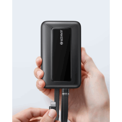 Pin Sạc Dự Phòng Anker A1681 - Anker Zolo 20.000mAh 30W A1681 Tích Hợp Cáp USB-C và Lightning - <strong>Pin Sạc Dự Phòng Anker Zolo A1681</strong> dung lượng 20.000mAh, sạc nhanh 30W qua cáp USB-C và 27W qua cáp Lightning MFi. Tích hợp cáp USB-C, Lightning, cổng USB-C, USB-A, sạc 4 thiết bị cùng lúc. <strong>A1681</strong> nhỏ gọn, lý tưởng cho iPhone 15/16, Samsung.