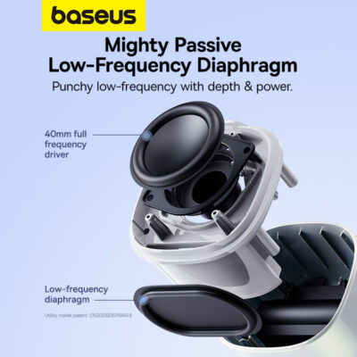 Loa bluetooth hiệu Baseus AeQur V2 - Trải nghiệm sự tiện nghi tối thượng với loa đa năng <strong>Baseus AeQur V2</strong>. Đây không chỉ là một chiếc loa bluetooth, mà còn là một trạm sạc không dây 15W mạnh mẽ, một chiếc đồng hồ LED hiển thị thời gian và một chiếc đèn ngủ với ánh sáng dịu nhẹ. Thưởng thức âm thanh vòm 360° sống động lan tỏa khắp không gian, kết nối nhanh chóng qua Bluetooth 5.0 hoặc NFC một chạm. Thiết kế tối giản, sang trọng của <strong>Baseus AeQur V2</strong> biến nó thành một món đồ trang trí công nghệ tinh tế cho bàn làm việc hay đầu giường của bạn. Tích hợp mọi thứ bạn cần vào một thiết bị duy nhất, giải phóng không gian và đơn giản hóa cuộc sống của bạn.