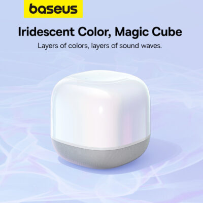Loa bluetooth hiệu Baseus AeQur V2 - Trải nghiệm sự tiện nghi tối thượng với loa đa năng <strong>Baseus AeQur V2</strong>. Đây không chỉ là một chiếc loa bluetooth, mà còn là một trạm sạc không dây 15W mạnh mẽ, một chiếc đồng hồ LED hiển thị thời gian và một chiếc đèn ngủ với ánh sáng dịu nhẹ. Thưởng thức âm thanh vòm 360° sống động lan tỏa khắp không gian, kết nối nhanh chóng qua Bluetooth 5.0 hoặc NFC một chạm. Thiết kế tối giản, sang trọng của <strong>Baseus AeQur V2</strong> biến nó thành một món đồ trang trí công nghệ tinh tế cho bàn làm việc hay đầu giường của bạn. Tích hợp mọi thứ bạn cần vào một thiết bị duy nhất, giải phóng không gian và đơn giản hóa cuộc sống của bạn.