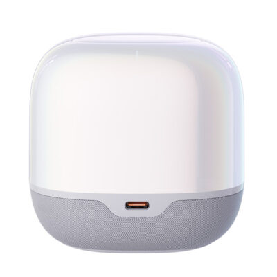 Loa bluetooth hiệu Baseus AeQur V2 - Trải nghiệm sự tiện nghi tối thượng với loa đa năng <strong>Baseus AeQur V2</strong>. Đây không chỉ là một chiếc loa bluetooth, mà còn là một trạm sạc không dây 15W mạnh mẽ, một chiếc đồng hồ LED hiển thị thời gian và một chiếc đèn ngủ với ánh sáng dịu nhẹ. Thưởng thức âm thanh vòm 360° sống động lan tỏa khắp không gian, kết nối nhanh chóng qua Bluetooth 5.0 hoặc NFC một chạm. Thiết kế tối giản, sang trọng của <strong>Baseus AeQur V2</strong> biến nó thành một món đồ trang trí công nghệ tinh tế cho bàn làm việc hay đầu giường của bạn. Tích hợp mọi thứ bạn cần vào một thiết bị duy nhất, giải phóng không gian và đơn giản hóa cuộc sống của bạn.