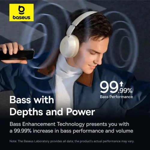 Tai nghe chụp tai Baseus Bass 35 Max - Hình ảnh 9