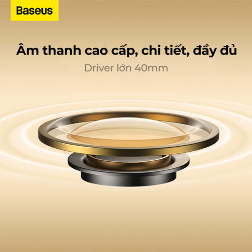 Tai Nghe Chụp Tai Không Dây Baseus Bowie D05 - Chống Ồn, Âm Thanh Hi-Fi, Pin 70 Giờ, Độ Trễ Thấp Chơi Game - Hình ảnh 8