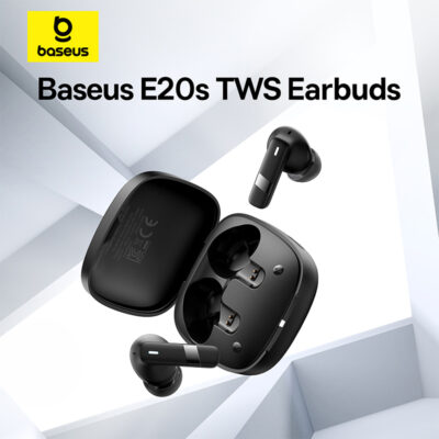 Tai nghe không dây hiệu Baseus Bowie E20s - Khám phá sự giao thoa hoàn hảo giữa công nghệ và nghệ thuật với tai nghe không dây <strong>Baseus Bowie E20s</strong>. Gây ấn tượng mạnh mẽ với thiết kế "vòng quỹ đạo" độc đáo trên hộp sạc, đây không chỉ là một thiết bị âm thanh mà còn là một phụ kiện thời trang đầy cá tính. Tận hưởng kết nối siêu ổn định và độ trễ cực thấp chỉ 0.06s nhờ công nghệ Bluetooth 5.3 mới nhất, lý tưởng cho cả chơi game và xem phim. Thời lượng pin bền bỉ lên đến 32 giờ cùng hộp sạc và công nghệ sạc nhanh 10 phút cho 2 giờ sử dụng, đảm bảo âm nhạc luôn bên bạn. Nâng tầm phong cách và trải nghiệm âm thanh của bạn với <strong>Baseus Bowie E20s</strong>.