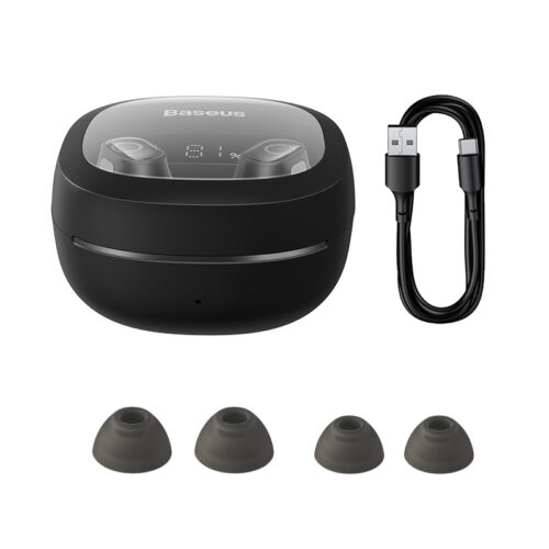 Tai Nghe Không Dây Baseus Bowie WM02+ - Màn Hình LED, Bluetooth 5.3, Pin 25 Giờ, Thiết Kế Thời Trang - Hình ảnh 9