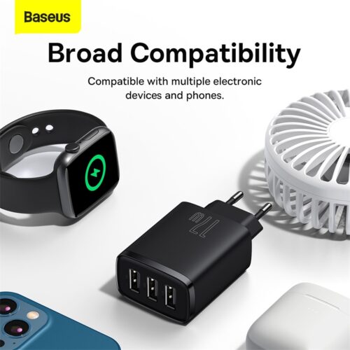 Củ sạc hiệu Baseus Compact 3U 17W EU - Hình ảnh 13