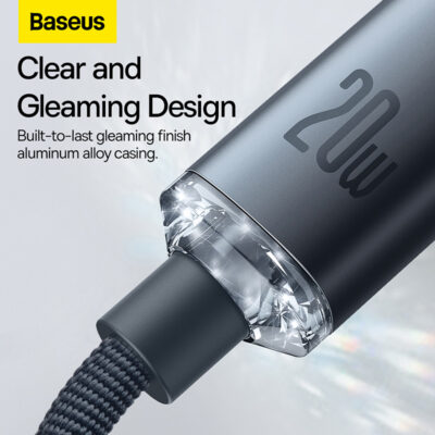 Cáp sạc nhanh hiệu Baseus Crystal Shine Series Type-C to iP 20W - Nâng cấp trải nghiệm sạc cho iPhone của bạn với cáp <strong>Baseus Crystal Shine Series</strong> Type-C to iP 20W. Sở hữu thiết kế lấp lánh, sang trọng với đầu cắm hợp kim nhôm và vỏ bọc dây dù bện cao cấp, đây không chỉ là một sợi cáp sạc mà còn là một phụ kiện thời trang. Hỗ trợ công suất sạc nhanh Power Delivery (PD) 20W, cáp giúp sạc đầy 60% pin cho iPhone chỉ trong 30 phút. Chip thông minh tích hợp tự động điều chỉnh dòng điện, đảm bảo sạc nhanh nhưng vẫn an toàn tuyệt đối cho thiết bị của bạn. Với độ dài 1.2m tiện lợi và độ bền vượt trội, cáp <strong>Baseus Crystal Shine Series</strong> là sự kết hợp hoàn hảo giữa thẩm mỹ và hiệu năng.