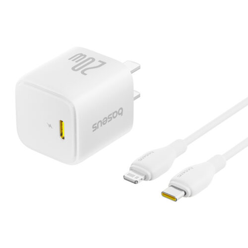 Bộ sạc nhanh hiệu Baseus Cube 1C 20W CN Foldable Version (With Cable USB-C to ip 20W 1m) - Hình ảnh 3