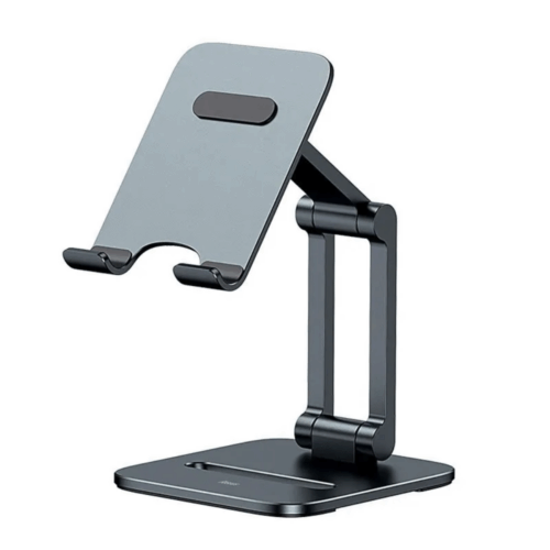 Giá Đỡ Điện Thoại/iPad Baseus Desktop Biaxial Foldable Metal Stand - Trục Kép, Gấp Gọn, Hợp Kim Nhôm Chống Mỏi Cổ