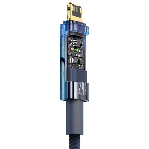 Cáp sạc nhanh tự ngắt hiệu Baseus Explorer Series USB to IP 2.4A 1m - Hình ảnh 5