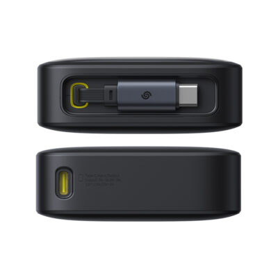 Sạc dự phòng hiệu Baseus Free2Pull with Retractable Cable 10000mAh 30W - Mệt mỏi với mớ dây cáp sạc lộn xộn? Pin sạc dự phòng <strong>Baseus Free2Pull</strong> là cuộc cách mạng về sự tiện lợi mà bạn hằng mong đợi! Thiết kế độc đáo với cáp rút gọn 2 trong 1 (Type-C & Lightning) được tích hợp sẵn, giúp bạn sạc mọi thiết bị mà không cần mang theo dây riêng. Công suất sạc nhanh Power Delivery 30W mạnh mẽ, đủ sức sạc nhanh cho cả iPhone, Android và thậm chí là MacBook Air. Dung lượng 10000mAh nhỏ gọn, lý tưởng cho nhu cầu hàng ngày, cùng màn hình LED kỹ thuật số hiển thị phần trăm pin trực quan. Sở hữu ngay <strong>Baseus Free2Pull</strong> để trải nghiệm sự tự do và gọn gàng tối thượng trong lòng bàn tay.