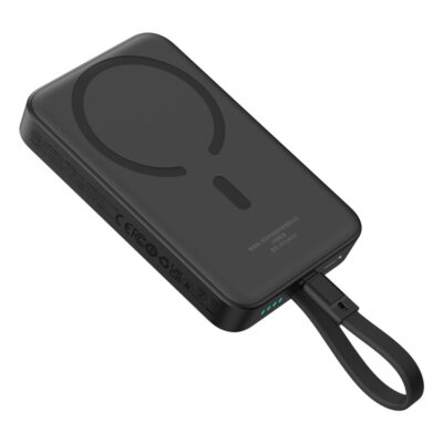 Sạc dự phòng không dây hiệu Baseus Magnetic Mini Fast Charge Type-C Edition 10000mAh 30W - Tạm biệt sự cồng kềnh với pin sạc dự phòng <strong>Baseus Magnetic Mini</strong> 10000mAh 30W! Đây là giải pháp năng lượng tối ưu, kết hợp thiết kế siêu nhỏ gọn (nhỏ hơn cả iPhone Mini) và sức mạnh sạc nhanh PD 30W đột phá. Lực hít từ tính cực mạnh bám chắc vào mặt lưng iPhone, cho phép bạn vừa sạc không dây, vừa sử dụng điện thoại thoải mái. Công suất 30W đủ sức sạc nhanh cho cả iPhone, các dòng flagship Android và thậm chí là MacBook Air. Dung lượng 10000mAh bền bỉ cùng màn hình LED kỹ thuật số hiển thị chính xác % pin. <strong>Baseus Magnetic Mini</strong> là sự lựa chọn hoàn hảo cho người dùng tìm kiếm sức mạnh, sự tiện lợi và tính di động tối đa.