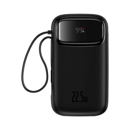 Sạc dự phòng hiệu Baseus Qpow2 Dual-Cable Digital Display Fast Charge 20000mAh 22.5W