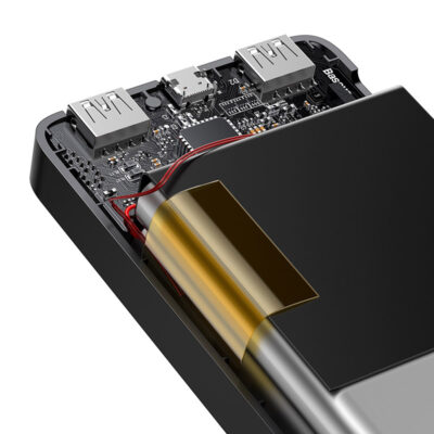 Sạc dự phòng hiệu Baseus Bipow Digital Display 20000mAh 15W - Luôn kết nối và tràn đầy năng lượng với pin sạc dự phòng <strong>Baseus Bipow Digital Display 20000mAh 15W</strong>. Sở hữu dung lượng khủng 20000mAh, sản phẩm là nguồn năng lượng dồi dào cho nhiều ngày sử dụng, lý tưởng cho những chuyến đi dài hay khi bạn phải di chuyển liên tục. Màn hình LED kỹ thuật số hiển thị chính xác % pin còn lại, giúp bạn dễ dàng kiểm soát năng lượng. Với công suất sạc 15W và khả năng sạc cùng lúc 3 thiết bị qua 3 cổng ra tiện lợi, đây là giải pháp năng lượng hiệu quả cho smartphone, máy tính bảng và tai nghe của bạn. Thiết kế tối giản, bề mặt chống trượt tinh tế, <strong>Baseus Bipow Digital Display 20000mAh 15W</strong> là người bạn đồng hành đáng tin cậy cho mọi nhu cầu.