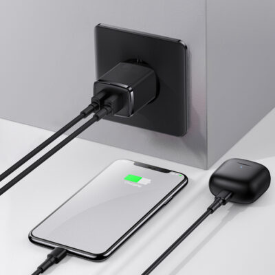 Củ sạc hiệu Baseus Compact 2U 10.5W EU - Đơn giản hóa việc sạc pin hàng ngày của bạn với củ sạc <strong>Baseus Compact 2U 10.5W EU</strong>. Với thiết kế siêu nhỏ gọn, chỉ tương đương một hộp đựng tai nghe, củ sạc này là giải pháp hoàn hảo để tiết kiệm không gian và mang theo khi đi du lịch. Trang bị 2 cổng USB-A tiện lợi, bạn có thể sạc đồng thời 2 thiết bị như điện thoại và tai nghe không dây một cách dễ dàng. Công suất 10.5W được phân bổ thông minh, đảm bảo dòng sạc ổn định và hiệu quả. Chip bảo vệ đa tầng tích hợp giúp ngăn ngừa các nguy cơ quá dòng, quá nhiệt, đảm bảo an toàn tuyệt đối cho thiết bị của bạn. Chọn ngay <strong>Baseus Compact 2U 10.5W EU</strong> cho một cuộc sống gọn gàng và tiện lợi.