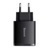Sạc nhanh hiệu Baseus Compact 2U+C 30W EU - Khai phá tối đa tốc độ sạc cho chiếc điện thoại flagship của bạn với củ sạc <strong>Baseus Super Si 1C 25W EU</strong>. Đây là giải pháp năng lượng tối ưu cho các dòng điện thoại Samsung cao cấp, hỗ trợ chuẩn sạc siêu nhanh 25W PPS, giúp nạp đầy pin trong thời gian ngắn nhất. Tích hợp công nghệ SuperSi tiên tiến, củ sạc có kích thước cực kỳ nhỏ gọn, chỉ tương đương củ sạc 5W nhưng mạnh mẽ hơn gấp nhiều lần. Ngoài ra, sản phẩm còn hỗ trợ sạc nhanh PD 20W cho iPhone. An toàn, hiệu quả và siêu di động, <strong>Baseus Super Si 1C 25W EU</strong> là sự nâng cấp hoàn hảo cho trải nghiệm sạc mỗi ngày.