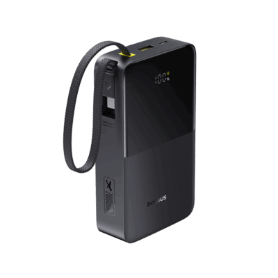 Sạc dự phòng hiệu Baseus EnerFill FC51 Bipow2 Pro Digital Display with Built-in Cable 20000mAh 22.5W
