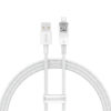 Cáp sạc nhanh hiệu Baseus Explorer Series with Smart Temperature Control USB to iP 2.4A - Bảo vệ tuổi thọ pin iPhone của bạn với cáp sạc thông minh <strong>Baseus Explorer Series Type-C to IP 20W 1m</strong>. Đây không chỉ là một sợi cáp sạc nhanh PD 20W, mà còn được tích hợp công nghệ tự động ngắt nguồn khi pin đầy, chống sạc nhồi và ngăn ngừa chai pin hiệu quả. Nổi bật với thiết kế "Explorer" độc đáo, đầu cắm trong suốt để lộ bảng mạch bên trong cùng đèn LED báo trạng thái sạc. Với vỏ bện dù siêu bền và khớp nối chống gãy, đây là sự kết hợp hoàn hảo giữa công nghệ, độ bền và thẩm mỹ. Hãy sạc pin một cách thông minh và an toàn hơn với <strong>Baseus Explorer Series Type-C to IP 20W 1m</strong>.