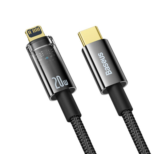 Cáp sạc nhanh tự ngắt hiệu Baseus Explorer Series Type-C to IP 20W 1m - Hình ảnh 2