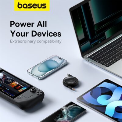 Cáp sạc hiệu Baseus Free2Draw Mini Retractable Type-C to Type-C 100W 1m - Bạn có mệt mỏi với mớ dây cáp sạc rối rắm trong túi xách? Cáp sạc dây rút <strong>Baseus Free2Draw Mini Retractable</strong> là giải pháp tối ưu cho sự gọn gàng và tiện lợi. Với cơ chế tự động thu gọn thông minh, sợi cáp dài 1m có thể được cất giữ ngăn nắp chỉ trong chớp mắt. Đừng để vẻ ngoài nhỏ gọn đánh lừa bạn, sản phẩm hỗ trợ công suất sạc nhanh Power Delivery 100W, đủ sức nạp đầy năng lượng cho cả MacBook Pro, iPad và điện thoại. Tích hợp chip E-Marker đảm bảo an toàn tuyệt đối. Hãy đơn giản hóa cuộc sống của bạn với <strong>Baseus Free2Draw Mini Retractable</strong> – người bạn đồng hành hoàn hảo cho lối sống năng động.