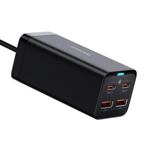 Sạc nhanh hiệu Baseus GaN3 Pro Desktop 2U+2C 100W EU - Hình ảnh 4