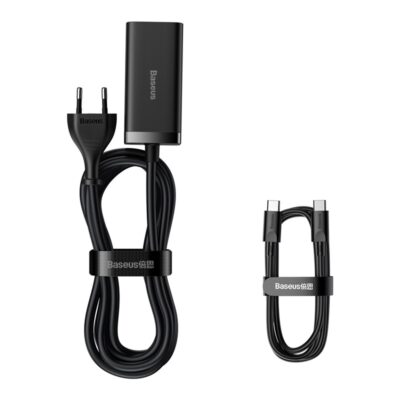 Sạc nhanh hiệu Baseus GaN3 Pro Desktop 2U+2C 100W EU - Dọn dẹp hoàn toàn bàn làm việc của bạn với trạm sạc đa năng <strong>Baseus GaN3 Pro Desktop 2U+2C 100W EU</strong>. Đây là giải pháp năng lượng "tất cả trong một" thay thế toàn bộ những củ sạc cồng kềnh. Với công nghệ GaN3 tiên tiến, trạm sạc mang lại công suất 100W mạnh mẽ, giúp bạn sạc nhanh đồng thời 4 thiết bị, bao gồm cả MacBook Pro, iPad và điện thoại. Thiết kế để bàn thông minh với dây nguồn dài giúp bạn đặt các cổng sạc ngay trong tầm tay, không cần phải cúi xuống tìm ổ cắm. Hãy đầu tư vào sự gọn gàng và hiệu suất đỉnh cao với <strong>Baseus GaN3 Pro Desktop 2U+2C 100W EU</strong>.
