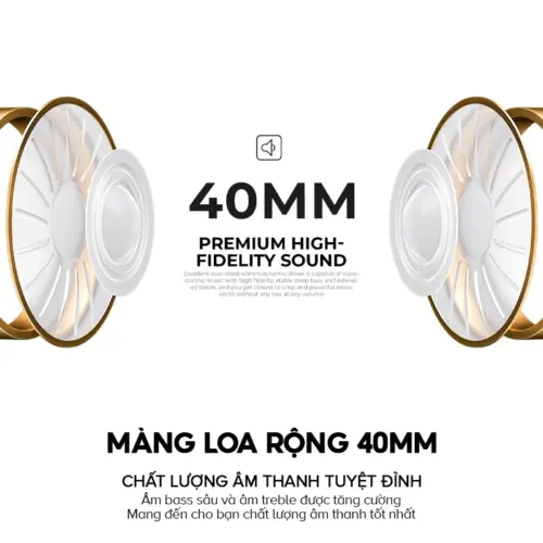 Tai Nghe Headphone HAVIT H633BT, Bluetooth 5.1 Công Thái Học, Nghe Đến 22H - Hàng Chính Hãng - Hình ảnh 2