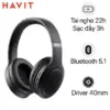 Tai Nghe Headphone HAVIT H633BT, Bluetooth 5.1 Công Thái Học, Nghe Đến 22H - Hàng Chính Hãng
