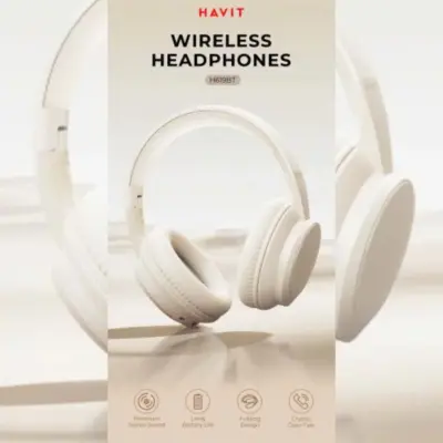 Tai Nghe Bluetooth Headphone HAVIT H619BT, Driver 40mm, BT 5.4, Có 3 Chế Độ EQ, Nghe Đến 20H - Chính Hãng BH 12 Tháng - Làm chủ thế giới âm thanh của bạn với tai nghe headphone <strong>HAVIT H619BT</strong>. Nổi bật với 3 chế độ EQ (Pop, Bass, Vocal) cho phép bạn tùy chỉnh âm thanh theo từng thể loại nhạc chỉ bằng một nút bấm. Trải nghiệm kết nối không dây thế hệ mới nhất Bluetooth 5.4 ổn định tuyệt đối và thời lượng pin bền bỉ đến 20 giờ. Màng loa lớn 40mm mang đến chất âm stereo sống động, mạnh mẽ. Với thiết kế công thái học, đệm tai mềm mại và khả năng gập gọn tiện lợi, <strong>HAVIT H619BT</strong> là lựa chọn hoàn hảo cho những ai yêu thích sự linh hoạt và một trải nghiệm nghe được cá nhân hóa.