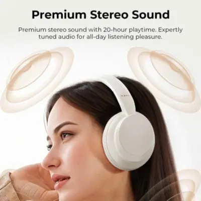 Tai Nghe Bluetooth Headphone HAVIT H619BT, Driver 40mm, BT 5.4, Có 3 Chế Độ EQ, Nghe Đến 20H - Chính Hãng BH 12 Tháng - Làm chủ thế giới âm thanh của bạn với tai nghe headphone <strong>HAVIT H619BT</strong>. Nổi bật với 3 chế độ EQ (Pop, Bass, Vocal) cho phép bạn tùy chỉnh âm thanh theo từng thể loại nhạc chỉ bằng một nút bấm. Trải nghiệm kết nối không dây thế hệ mới nhất Bluetooth 5.4 ổn định tuyệt đối và thời lượng pin bền bỉ đến 20 giờ. Màng loa lớn 40mm mang đến chất âm stereo sống động, mạnh mẽ. Với thiết kế công thái học, đệm tai mềm mại và khả năng gập gọn tiện lợi, <strong>HAVIT H619BT</strong> là lựa chọn hoàn hảo cho những ai yêu thích sự linh hoạt và một trải nghiệm nghe được cá nhân hóa.