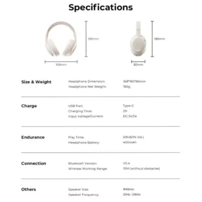 Tai Nghe Bluetooth Headphone HAVIT H619BT, Driver 40mm, BT 5.4, Có 3 Chế Độ EQ, Nghe Đến 20H - Chính Hãng BH 12 Tháng - Làm chủ thế giới âm thanh của bạn với tai nghe headphone <strong>HAVIT H619BT</strong>. Nổi bật với 3 chế độ EQ (Pop, Bass, Vocal) cho phép bạn tùy chỉnh âm thanh theo từng thể loại nhạc chỉ bằng một nút bấm. Trải nghiệm kết nối không dây thế hệ mới nhất Bluetooth 5.4 ổn định tuyệt đối và thời lượng pin bền bỉ đến 20 giờ. Màng loa lớn 40mm mang đến chất âm stereo sống động, mạnh mẽ. Với thiết kế công thái học, đệm tai mềm mại và khả năng gập gọn tiện lợi, <strong>HAVIT H619BT</strong> là lựa chọn hoàn hảo cho những ai yêu thích sự linh hoạt và một trải nghiệm nghe được cá nhân hóa.