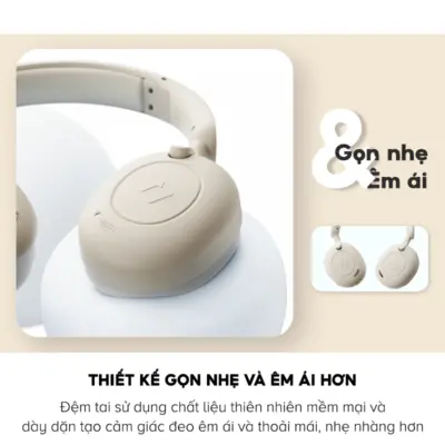 Tai Nghe Headphone HAVIT H655BT, Bluetooth 5.3, Chống Ồn ANC, Nghe Đến 65H - Hàng Chính Hãng - Đắm chìm trong thế giới âm thanh tinh khiết và tận hưởng sự tự do không giới hạn với tai nghe headphone <strong>HAVIT H655BT</strong>. Đây là một cỗ máy âm thanh toàn diện, trang bị công nghệ chống ồn chủ động (ANC) mạnh mẽ, giúp bạn loại bỏ tạp âm môi trường để tập trung tuyệt đối. Điểm nhấn không tưởng là thời lượng pin lên đến 65 giờ, cho phép bạn sử dụng hàng tuần liền mà không cần sạc. Trải nghiệm kết nối không dây hoàn hảo với Bluetooth 5.3 và chất âm Hi-Res sống động. Với thiết kế gập gọn và đệm tai siêu mềm mại, <strong>HAVIT H655BT</strong> là lựa chọn tối thượng cho công việc, du lịch và thư giãn.