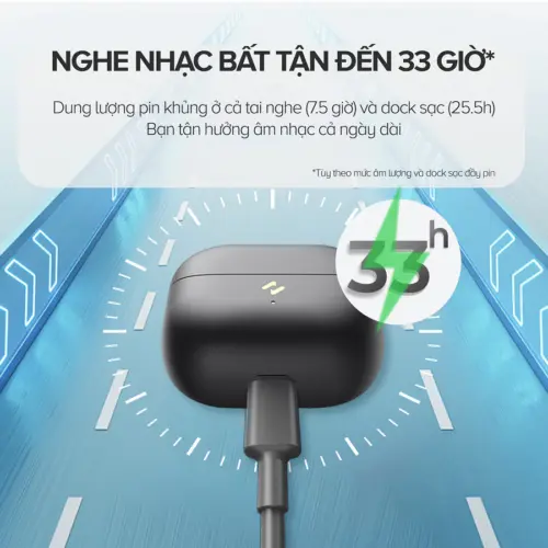 Tai Nghe True Wireless HAVIT LIFE 01T, Bluetooth 5, AI Khử Ồn, Nghe Đến 33H - Hàng Chính Hãng - Hình ảnh 5