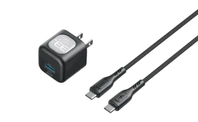 Combo Cốc - Cáp Sạc Nhanh HAVIT UC233, Sạc Nhanh PD 30W + USB-A 30W, Cáp C-C PD 60W - BH 12 Tháng