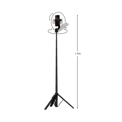 Gậy tự sướng ba chân từ tính MOMAX KM17D Snap Pole có điều khiển từ xa không dây - Ghi lại mọi khoảnh khắc đáng nhớ một cách dễ dàng và chuyên nghiệp với <strong>Gậy tự sướng ba chân từ tính MOMAX KM17D</strong> Snap Pole. Kết hợp chức năng gậy tự sướng, chân máy tripod ổn định và khả năng gắn điện thoại từ tính tiện lợi (tương thích MagSafe). <strong>MOMAX KM17D</strong> giúp bạn chụp ảnh nhóm, quay video, livestream rảnh tay từ nhiều góc độ. Điều khiển từ xa không dây đi kèm cho phép chụp ảnh/quay video từ xa. Thiết kế gọn nhẹ, có thể gập lại tiện lợi để mang theo. Với <strong>MOMAX KM17D</strong>, việc sáng tạo nội dung và lưu giữ kỷ niệm trở nên đơn giản và linh hoạt hơn bao giờ hết.