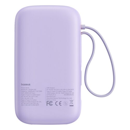 Sạc dự phòng hiệu Baseus QPow 2 Digital Display Fast-Charging 10000mAh 30W - Hình ảnh 12