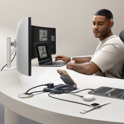 Trạm sạc hiệu Baseus Nomos Qi2 8-in-1 Slim 67W 1.5m US - Dọn dẹp bàn làm việc và đơn giản hóa cuộc sống của bạn với trạm sạc tối thượng <strong>Baseus Nomos Qi2 8-in-1</strong>. Đây là giải pháp năng lượng "tất cả trong một" thay thế toàn bộ ổ cắm và củ sạc của bạn. Với 8 chức năng mạnh mẽ: sạc không dây từ tính Qi2 15W cho iPhone, sạc riêng cho Apple Watch & AirPods, 2 cổng USB-C, 1 cổng USB-A và 2 ổ cắm AC đa năng. Công nghệ GaN 67W cho phép sạc nhanh đồng thời cho cả MacBook, điện thoại và phụ kiện trong một thiết kế "Slim" siêu mỏng, thanh lịch. Hãy đầu tư vào sự ngăn nắp và hiệu suất đỉnh cao với <strong>Baseus Nomos Qi2 8-in-1</strong>.