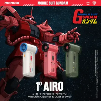 Máy hút bụi và thổi bụi cầm tay mạnh mẽ 2 trong 1 MOMAX RO12 Airo 1° - Phiên bản giới hạn - Giải quyết mọi vấn đề bụi bẩn và làm sạch chi tiết với <strong>Máy hút bụi và thổi bụi cầm tay 2 trong 1 MOMAX RO12 Airo 1°</strong>. Thiết bị mạnh mẽ này không chỉ hút sạch các hạt bụi nhỏ nhất mà còn có chức năng thổi tiện lợi, loại bỏ bụi bẩn ở những khe hẹp, khó tiếp cận. Thiết kế cầm tay nhỏ gọn, không dây mang lại sự linh hoạt tối đa khi dọn dẹp xe hơi, bàn phím máy tính, nội thất... Đây là phiên bản giới hạn, độc đáo và phong cách. <strong>MOMAX RO12 Airo 1°</strong> giúp việc vệ sinh trở nên nhanh chóng, hiệu quả và dễ dàng hơn bao giờ hết. Sở hữu ngay <strong>MOMAX RO12 Airo 1°</strong> phiên bản đặc biệt này để trải nghiệm sự khác biệt!