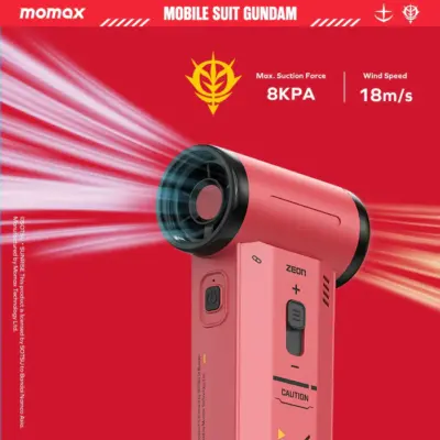 Máy hút bụi và thổi bụi cầm tay mạnh mẽ 2 trong 1 MOMAX RO12 Airo 1° - Phiên bản giới hạn - Giải quyết mọi vấn đề bụi bẩn và làm sạch chi tiết với <strong>Máy hút bụi và thổi bụi cầm tay 2 trong 1 MOMAX RO12 Airo 1°</strong>. Thiết bị mạnh mẽ này không chỉ hút sạch các hạt bụi nhỏ nhất mà còn có chức năng thổi tiện lợi, loại bỏ bụi bẩn ở những khe hẹp, khó tiếp cận. Thiết kế cầm tay nhỏ gọn, không dây mang lại sự linh hoạt tối đa khi dọn dẹp xe hơi, bàn phím máy tính, nội thất... Đây là phiên bản giới hạn, độc đáo và phong cách. <strong>MOMAX RO12 Airo 1°</strong> giúp việc vệ sinh trở nên nhanh chóng, hiệu quả và dễ dàng hơn bao giờ hết. Sở hữu ngay <strong>MOMAX RO12 Airo 1°</strong> phiên bản đặc biệt này để trải nghiệm sự khác biệt!