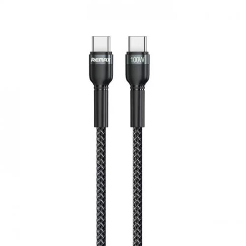 Dây sạc nhanh type C PD100W chính hãng Remax RC-172 dành cho điện thoại Samsung Huawei Xiaomi bện vải siêu bền - Hình ảnh 3
