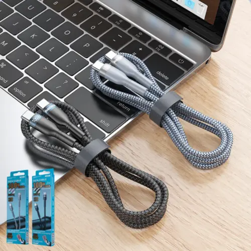 Dây sạc nhanh type C PD100W chính hãng Remax RC-172 dành cho điện thoại Samsung Huawei Xiaomi bện vải siêu bền - Hình ảnh 11