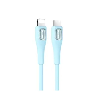 Cáp sạc nhanh Remax RC-C097, công suất 30W, Type-C to L, lõi chất lượng cao, mềm mại và linh hoạt - Nâng tầm trải nghiệm sạc của bạn với cáp sạc nhanh <strong>Remax RC-C097</strong>. Được thiết kế chuyên dụng cho hệ sinh thái Apple, sợi cáp Type-C to Lightning này hỗ trợ công suất sạc nhanh Power Delivery (PD) lên đến 30W, giúp nạp 50% pin cho iPhone chỉ trong 30 phút. Điểm nhấn đặc biệt là lớp vỏ bọc silicone cao cấp siêu mềm mại, linh hoạt, chống rối và mang lại cảm giác cầm nắm cực kỳ dễ chịu. Lõi đồng nguyên chất chất lượng cao cùng chip thông minh tích hợp đảm bảo dòng sạc ổn định và an toàn tuyệt đối cho thiết bị của bạn. Bền bỉ, mạnh mẽ và tinh tế, cáp <strong>Remax RC-C097</strong> là sự thay thế hoàn hảo cho sợi cáp zin, mang đến hiệu suất và độ bền vượt trội.