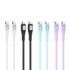 Cáp sạc nhanh Remax RC-C098, công suất 65W, Type-C to Type-C, chất liệu Silicone lỏng, độ dài 1m - Nâng tầm trải nghiệm sạc của bạn với cáp sạc nhanh <strong>Remax RC-C097</strong>. Được thiết kế chuyên dụng cho hệ sinh thái Apple, sợi cáp Type-C to Lightning này hỗ trợ công suất sạc nhanh Power Delivery (PD) lên đến 30W, giúp nạp 50% pin cho iPhone chỉ trong 30 phút. Điểm nhấn đặc biệt là lớp vỏ bọc silicone cao cấp siêu mềm mại, linh hoạt, chống rối và mang lại cảm giác cầm nắm cực kỳ dễ chịu. Lõi đồng nguyên chất chất lượng cao cùng chip thông minh tích hợp đảm bảo dòng sạc ổn định và an toàn tuyệt đối cho thiết bị của bạn. Bền bỉ, mạnh mẽ và tinh tế, cáp <strong>Remax RC-C097</strong> là sự thay thế hoàn hảo cho sợi cáp zin, mang đến hiệu suất và độ bền vượt trội.