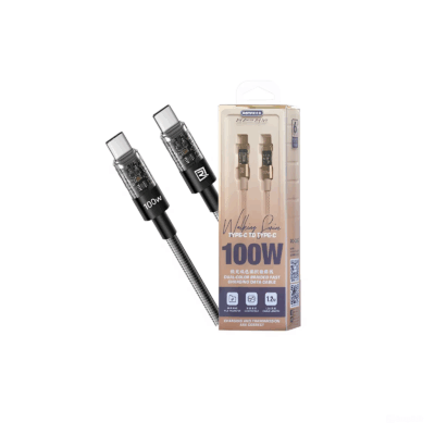 Dây Cáp Sạc Nhanh PD 100W Chính Hãng Remax RC-C162 Type-C To Type-C Truyền Dữ Liệu 450 Mbs - Bảo Hành 12THÁNG - Giải phóng sức mạnh sạc tối thượng cho mọi thiết bị của bạn với cáp sạc nhanh <strong>Remax RC-C162</strong>. Đây là sợi cáp Type-C to Type-C chuyên nghiệp, hỗ trợ công suất Power Delivery (PD) lên đến 100W, đủ sức nạp năng lượng cho cả những dòng MacBook Pro, laptop gaming mạnh mẽ nhất. Được trang bị chip E-Marker thông minh, cáp tự động điều chỉnh dòng điện để đảm bảo an toàn tuyệt đối. Thân cáp bọc vải dù bện mật độ cao siêu bền, chống rối và chống đứt gãy hiệu quả. Với khả năng truyền dữ liệu tốc độ cao và chính sách bảo hành 12 tháng, <strong>Remax RC-C162</strong> là giải pháp sạc toàn diện, an toàn và bền bỉ, được thiết kế để trở thành sợi cáp duy nhất bạn cần.