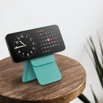 Ví đựng thẻ từ tính MOMAX SR51 có chân đế có thể điều chỉnh - Nâng tầm tiện ích và linh hoạt cho chiếc iPhone (tương thích MagSafe) hoặc điện thoại của bạn với <strong>Ví đựng thẻ từ tính MOMAX SR51</strong> có chân đế có thể điều chỉnh. Sản phẩm 2 trong 1 này không chỉ là ví đựng thẻ mỏng gọn (thường 1-3 thẻ) mà còn tích hợp chân đế đa năng với khả năng điều chỉnh góc độ linh hoạt hơn. Gắn chắc chắn vào mặt lưng điện thoại bằng từ tính mạnh mẽ, <strong>MOMAX SR51</strong> giúp bạn mang theo những thẻ thiết yếu và dựng máy rảnh tay xem phim, gọi video ở mọi góc độ bạn muốn. Thiết kế sang trọng, bền bỉ. Với <strong>MOMAX SR51</strong>, bạn sẽ có được sự tiện lợi, tối giản và khả năng tùy chỉnh góc nhìn vượt trội.