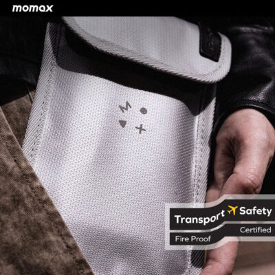 Túi chống cháy MOMAX SR5 1-World Airliner - Bảo vệ an toàn tối đa cho pin lithium, sạc dự phòng và các thiết bị điện tử của bạn khi đi du lịch, đặc biệt là khi di chuyển bằng máy bay, với <strong>Túi chống cháy MOMAX SR5</strong> 1-World Airliner. Được làm từ vật liệu chống cháy chuyên dụng, <strong>MOMAX SR5</strong> giúp cô lập ngọn lửa và giảm thiểu rủi ro cháy nổ pin lithium (thường xảy ra với pin bị lỗi hoặc hư hỏng) lây lan sang các vật dụng khác. Thiết kế gọn nhẹ, dễ dàng bỏ vào hành lý xách tay. An tâm tuyệt đối khi bay với <strong>Túi chống cháy MOMAX SR5</strong>. Đây là phụ kiện không thể thiếu cho mọi du khách hiện đại.