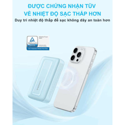 Pin Sạc Dự Phòng Anker Zolo 10.000mAh 30W A1684 Sạc Không Dây Qi2 15W - A1684 - <strong>Pin Sạc Dự Phòng Anker Zolo A1684</strong> dung lượng 10.000mAh, sạc nhanh 30W qua USB-C, sạc không dây Qi2 15W cho iPhone 15/16, Android. Tích hợp cáp USB-C, giá đỡ đa góc, nhiều màu sắc (Đen, Trắng, Xanh, Hồng). <strong>A1684</strong> siêu gọn, lý tưởng cho du lịch.