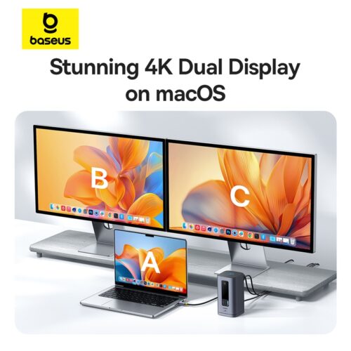 Thiết bị mở rộng hiệu Baseus Spacemate Series 10-in-1 (MAC) - Hình ảnh 10