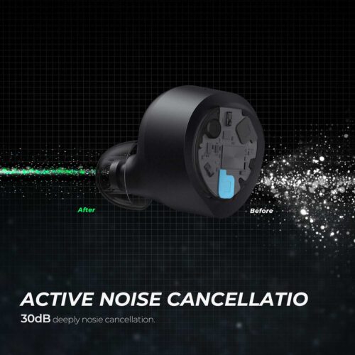 Tai nghe Bluetooth SoundPEATS T2, In-ear, Driver 12mm, Pin 30H, IPX5, Bluetooth 5.1, ANC 30dB, Transparent Mode - Hình ảnh 4